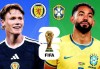 Tip bóng đá 25/06 05:00 Scotland vs Brazil: Sắc vàng thăng hoa