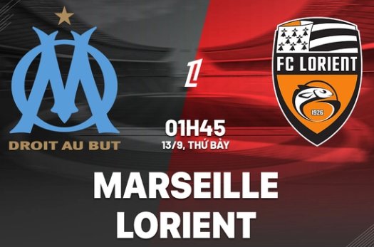 Tip bóng đá 13/09 01:45 Marseille vs Lorient: Chủ nhà thắng nhọc