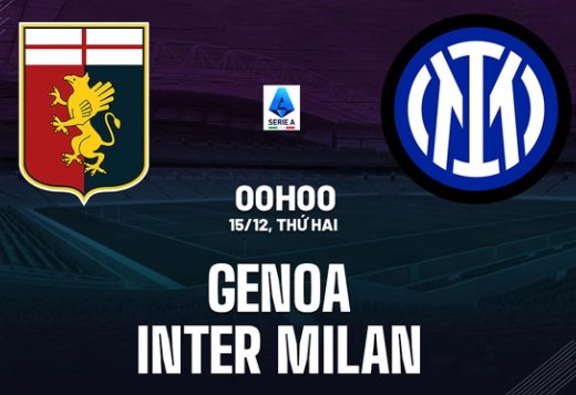 Tip bóng đá 15/12 00:00 Genoa vs Inter: Vượt khó ở Luigi Ferraris