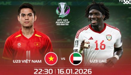 Tip bóng đá 16/01 22:30 U23 Việt Nam vs U23 UAE: Sẽ có bất ngờ?