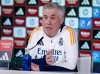HLV Carlo Ancelotti trả lời tại họp báo ngày 10-5. Ảnh: EPA