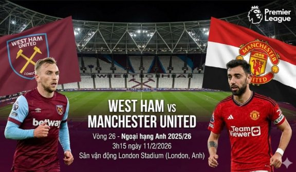 Tip bóng đá 11/02: 03:15 West Ham vs Man Utd: Cắt tóc thôi, Frank Ilett!