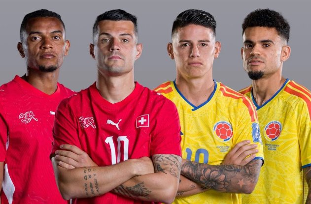 Tip bóng đá 08/07 03:00 Thụy Sĩ vs Colombia: Hòa trong 90 phút